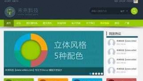 Discuz模板 3D立体时尚门户网模板