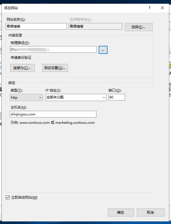 如何调出Internet Information Services (IIS)管理器并进行设置